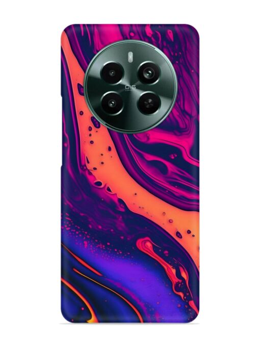 Fluid Blue Pink Art Snap Case for Realme Narzo 70 Pro (5G)