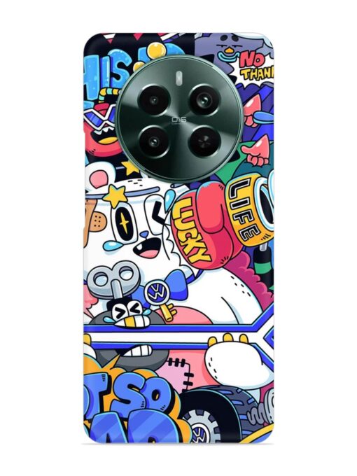 Universal Doodle Snap Case for Realme Narzo 70 Pro (5G) Zapvi