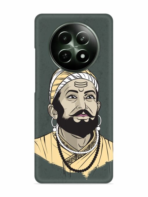 Shivaji Maharaj Vector Art Snap Case for Realme Narzo 70X (5G)