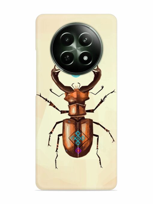 Stag Beetle Vector Snap Case for Realme Narzo 70X (5G) Zapvi