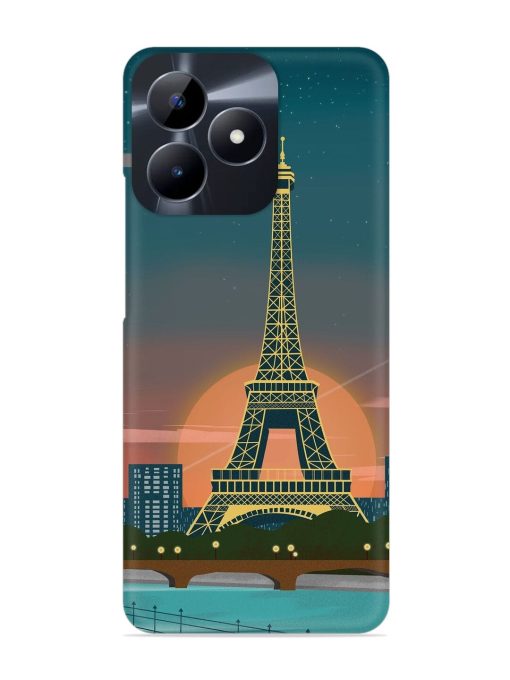 Scenery Architecture France Paris Snap Case for Realme Narzo N53 Zapvi