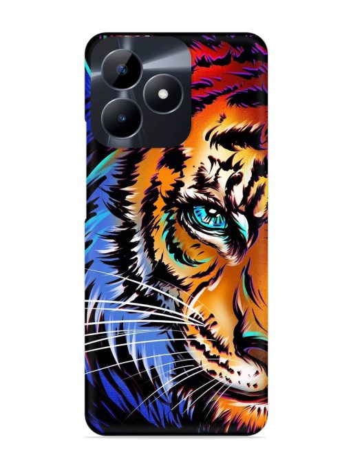 Colorful Lion Art Snap Case for Realme Narzo N53 Zapvi