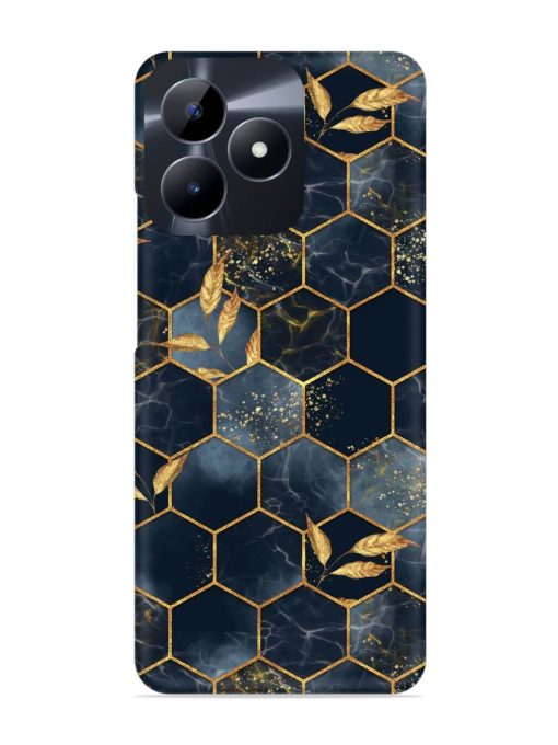 Marble Hexagon Seamless Snap Case for Realme Narzo N53 Zapvi