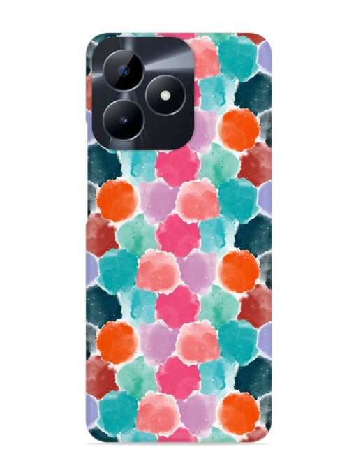 Colorful Seamless Pattern Snap Case for Realme Narzo N53 Zapvi