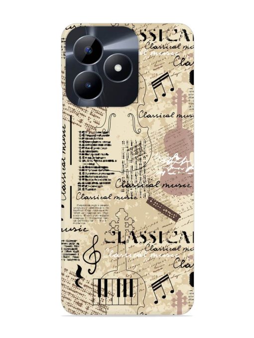 Classical Music Lpattern Snap Case for Realme Narzo N53 Zapvi