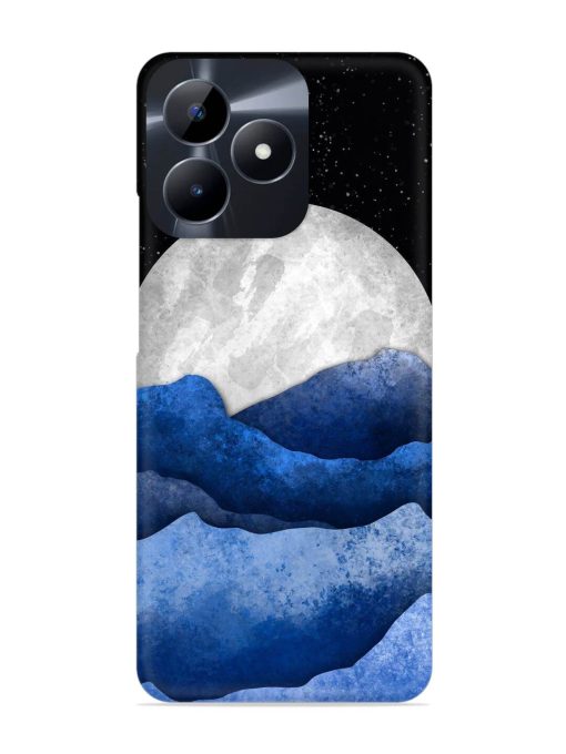 Full Moon Mountain Vector Snap Case for Realme Narzo N53 Zapvi