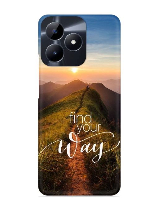 Find Your Way Snap Case for Realme Narzo N53 Zapvi