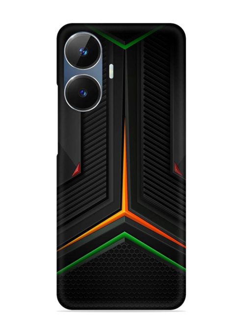 Orange Triangle Light Snap Case for Realme Narzo N55