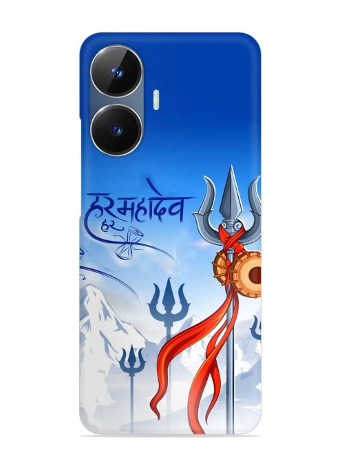 Har Har Mahadev Trishul Snap Case for Realme Narzo N55 Zapvi