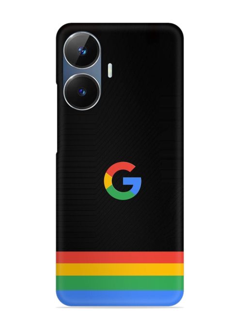 Google Logo Art Snap Case for Realme Narzo N55 Zapvi