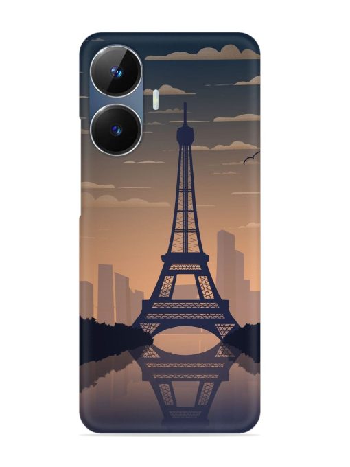 France Paris Eiffel Tower Gradient Snap Case for Realme Narzo N55