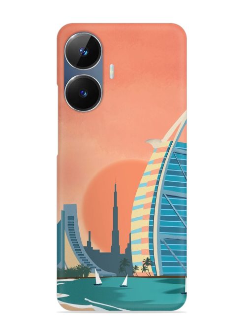 Dubai Architectural Scenery Snap Case for Realme Narzo N55