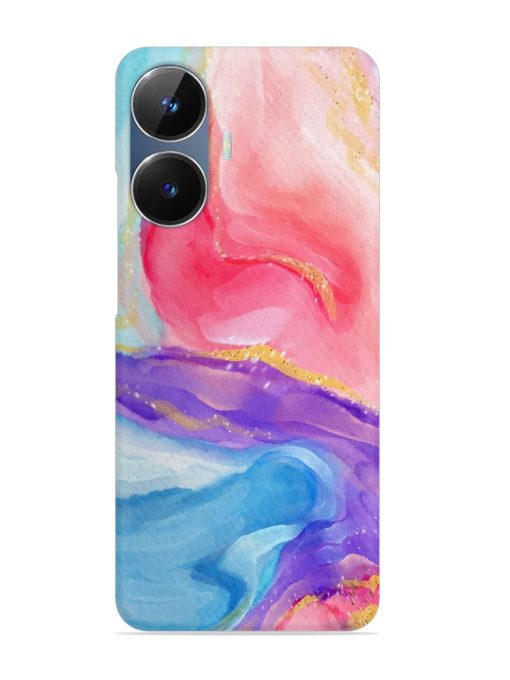 Watercolor Gradient Snap Case for Realme Narzo N55 Zapvi