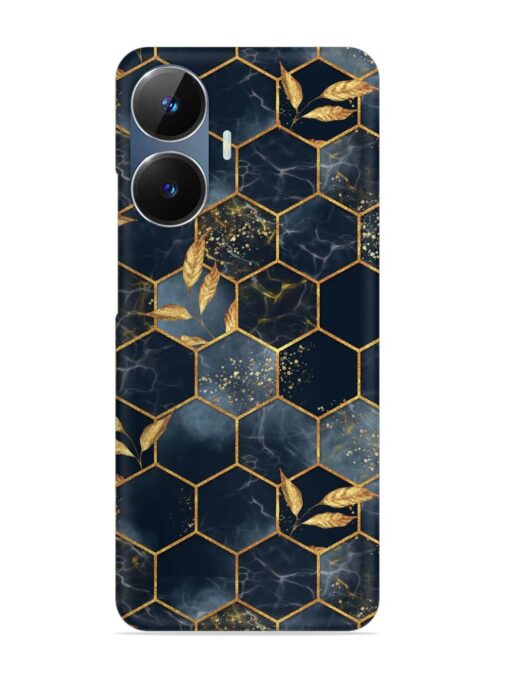 Marble Hexagon Seamless Snap Case for Realme Narzo N55 Zapvi