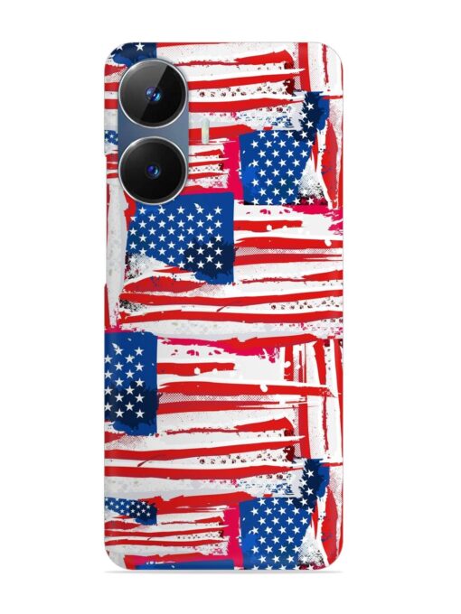 Usa Flag Seamless Snap Case for Realme Narzo N55