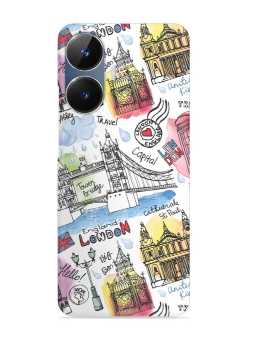 Vector London Landmark Snap Case for Realme Narzo N55 Zapvi