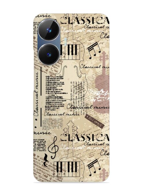 Classical Music Lpattern Snap Case for Realme Narzo N55 Zapvi