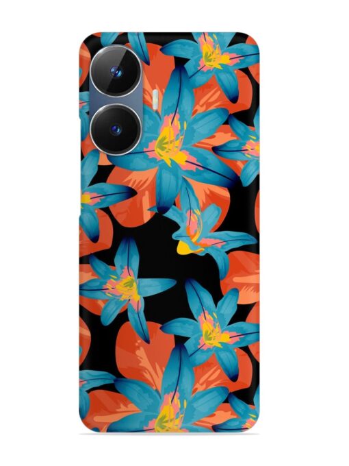 Philippine Flowers Seamless Snap Case for Realme Narzo N55 Zapvi