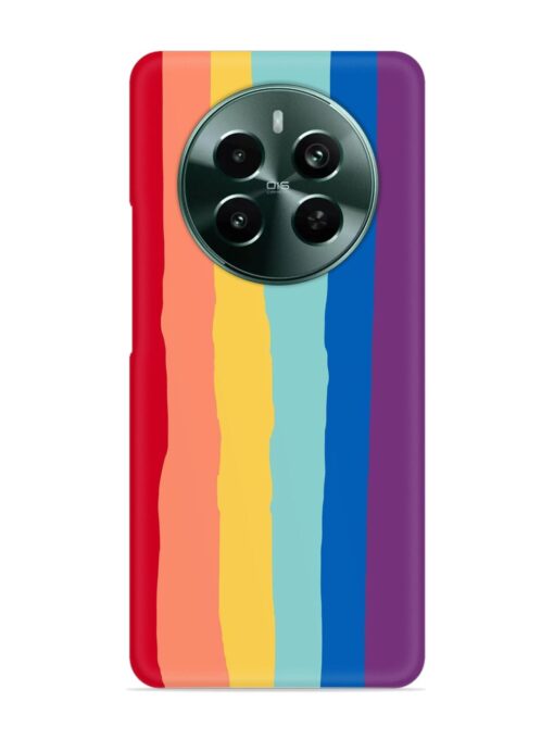 Rainbow Genuine Liquid Snap Case for Realme P1 (5G) Zapvi