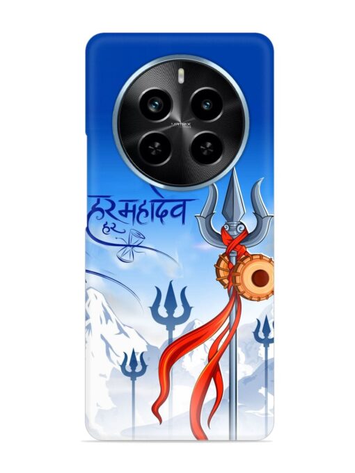 Har Har Mahadev Trishul Snap Case for Realme P1 Pro (5G) Zapvi