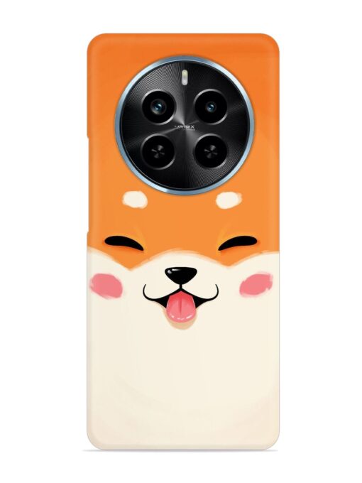 Cute Dog Face Vector Snap Case for Realme P1 Pro (5G) Zapvi