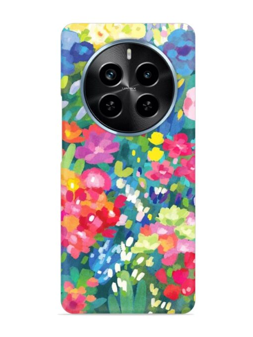 Watercolor Flower Art Snap Case for Realme P1 Pro (5G)