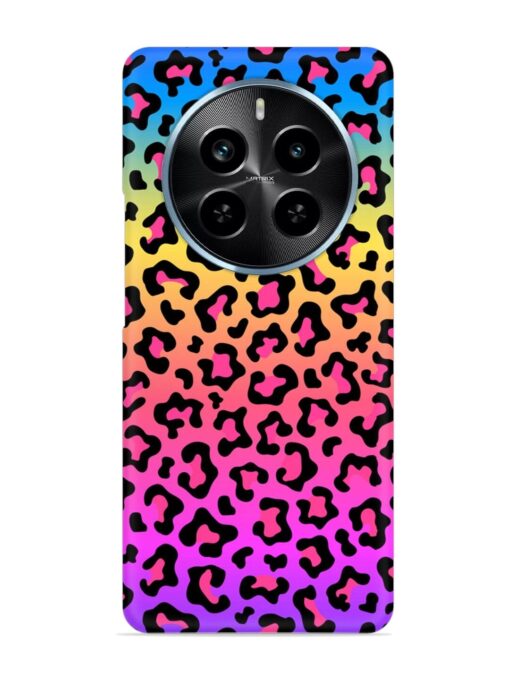 Neon Rainbow Colored Snap Case for Realme P1 Pro (5G)