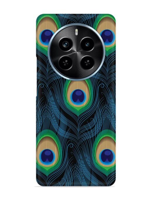 Seamless Pattern Peacock Snap Case for Realme P1 Pro (5G)