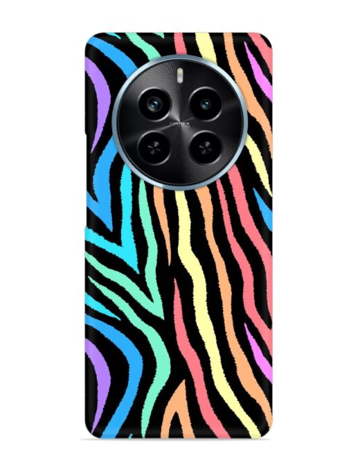 Colorful Abstract Zebra Snap Case for Realme P1 Pro (5G) Zapvi