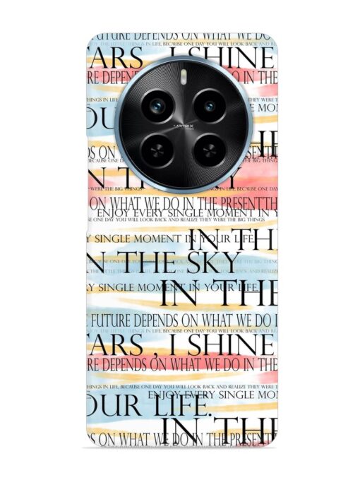 Seamless Slogans Pattern Snap Case for Realme P1 Pro (5G) Zapvi