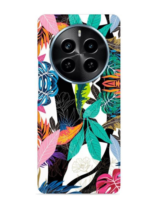 Floral Pattern Bright Snap Case for Realme P1 Pro (5G)