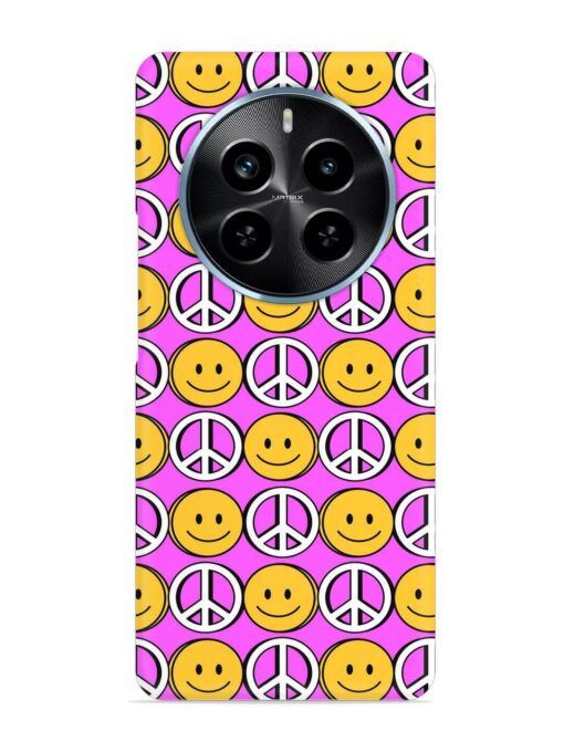 Smiley Face Peace Snap Case for Realme P1 Pro (5G)