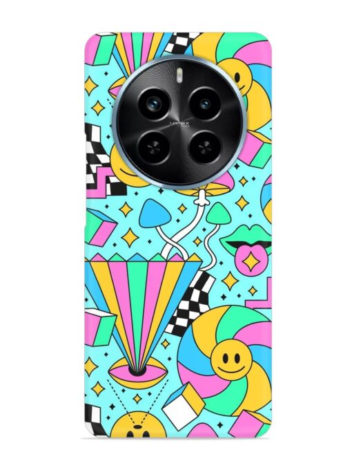 Trippy Rainbow 60S Snap Case for Realme P1 Pro (5G) Zapvi