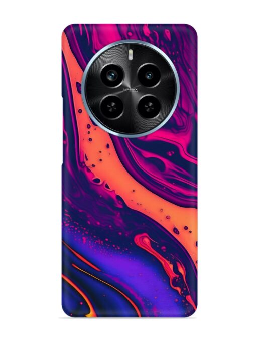 Fluid Blue Pink Art Snap Case for Realme P1 Pro (5G)