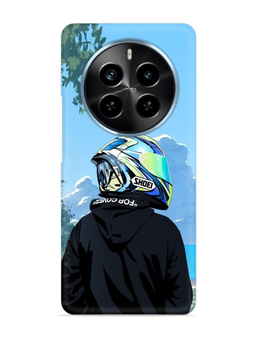 Rider With Helmet Snap Case for Realme P1 Pro (5G)