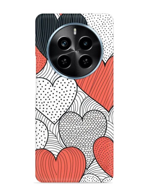 Girly Heart Seamless Snap Case for Realme P1 Pro (5G) Zapvi