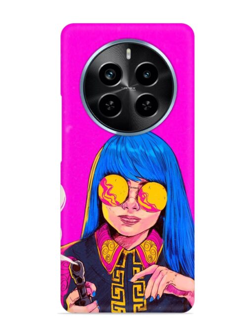 Aesthetic Anime Girl Snap Case for Realme P1 Pro (5G)