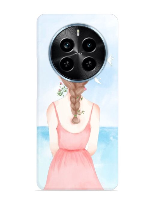 Watercolor Girl Vector Snap Case for Realme P1 Pro (5G)