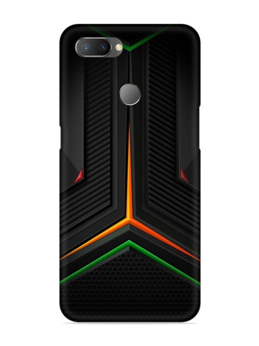 Orange Triangle Light Snap Case for Realme U1 Zapvi