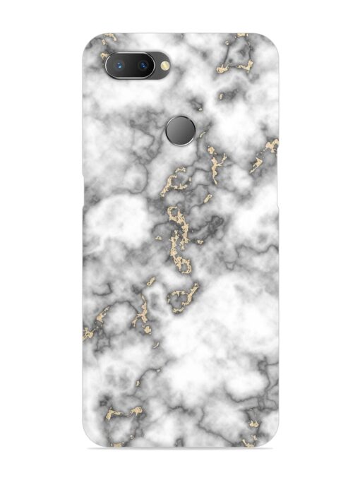 Gray And Gold Marble Snap Case for Realme U1 Zapvi