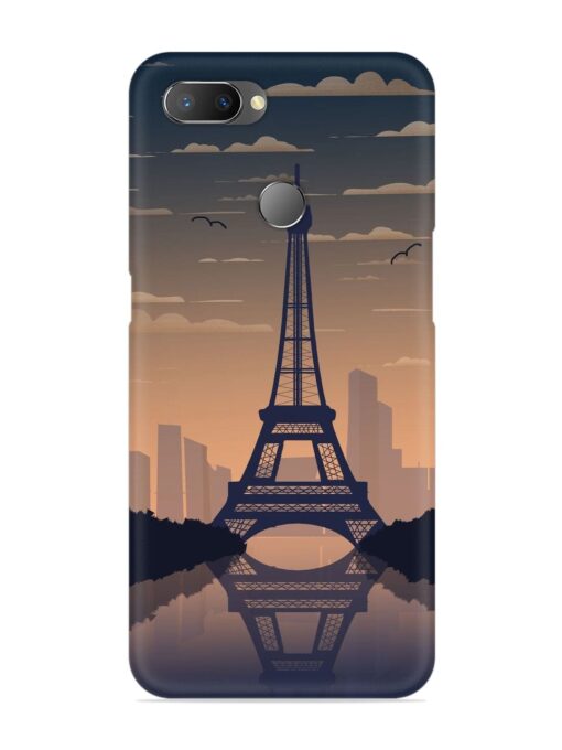 France Paris Eiffel Tower Gradient Snap Case for Realme U1 Zapvi