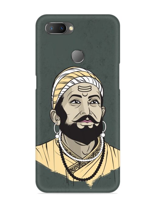 Shivaji Maharaj Vector Art Snap Case for Realme U1 Zapvi