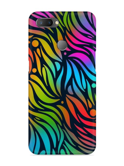 Abstract Leaf Design Snap Case for Realme U1 Zapvi