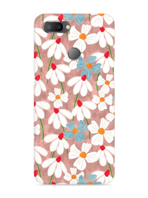 Abstract Petal Flowers Snap Case for Realme U1 Zapvi