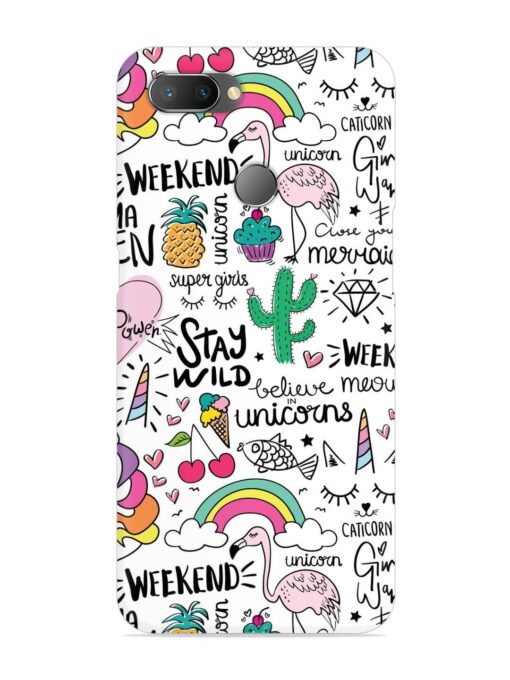 Unicorn Ice Cream Snap Case for Realme U1 Zapvi