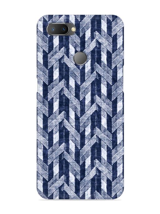 Abstract Herringbone Motif Snap Case for Realme U1