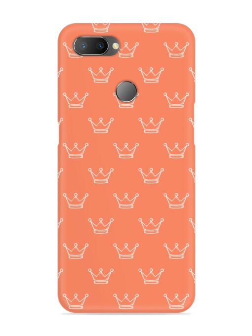 Hand Drawn Crown Snap Case for Realme U1 Zapvi