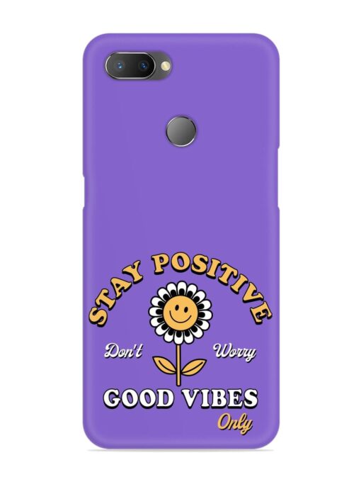 Retro Positive Flower Snap Case for Realme U1 Zapvi