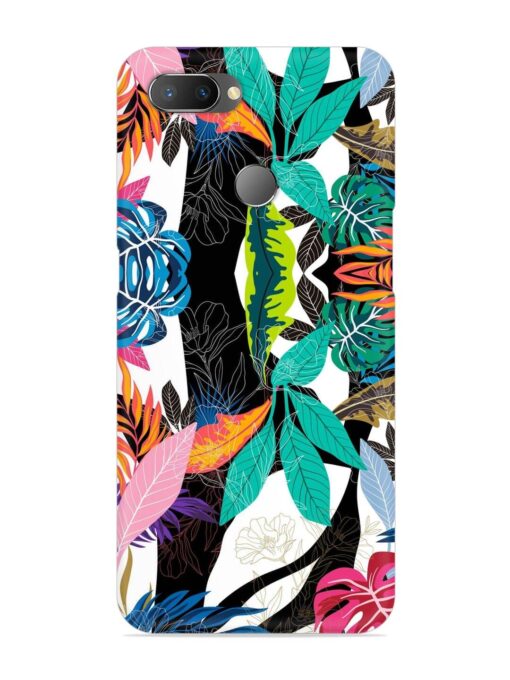 Floral Pattern Bright Snap Case for Realme U1