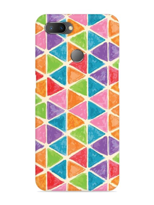 Seamless Colorful Isometric Snap Case for Realme U1